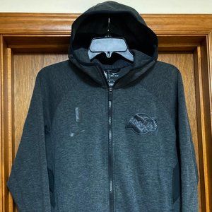 $150 Los Angeles Lakers Nike Showtime Jacket triple black, size Medium